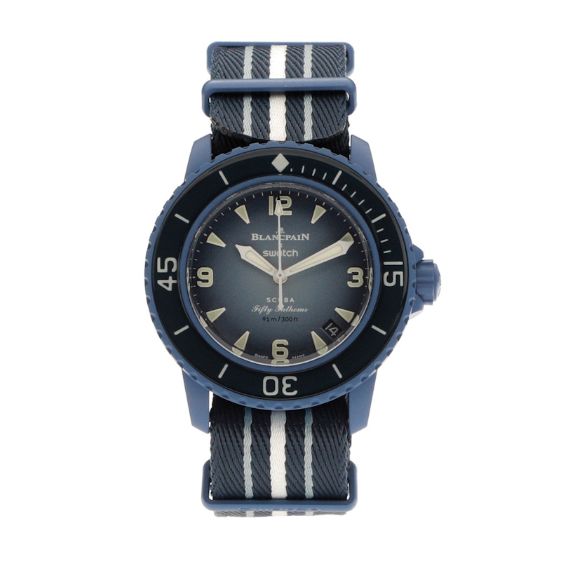 Blancpain x Swatch Scuba Fifty Fathoms Atlantic Ocean SO35A100