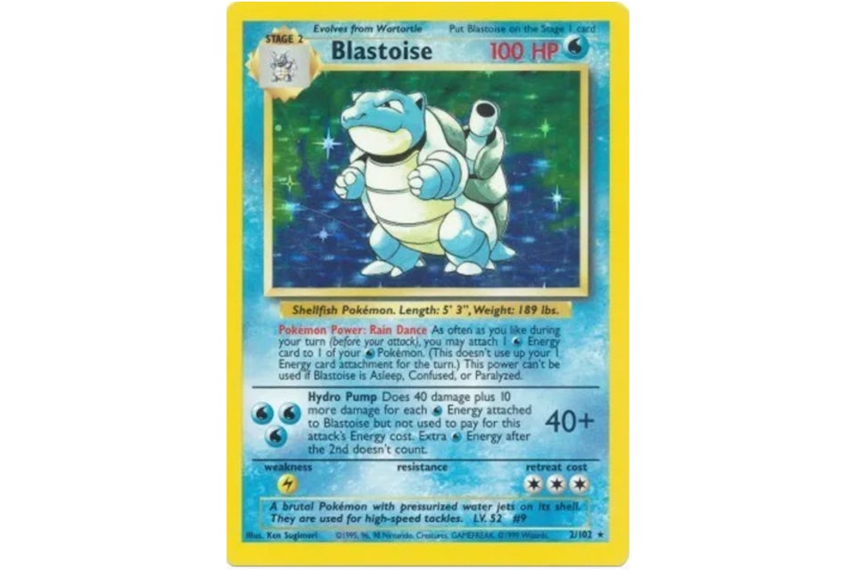 Blastoise Pokemon Card
