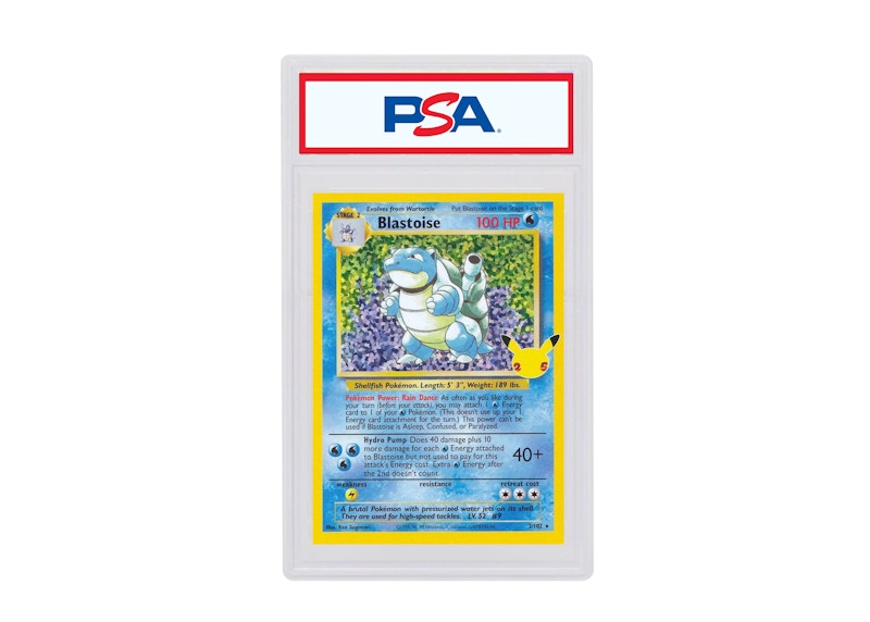 Pokemon Blastoise Holo Base hotsell Set 2