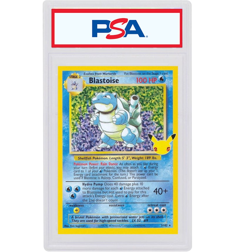 Blastoise-Holo 2021 Pokmon Celebrations Classic Collection Base Set #2/102 (PSA or BGS Graded) - 2021 - US Blastoise-Holo 2021 Pokmon Celebrations Classic Collection Base Set #2/102 (PSA or BGS Graded) - 2021 - US