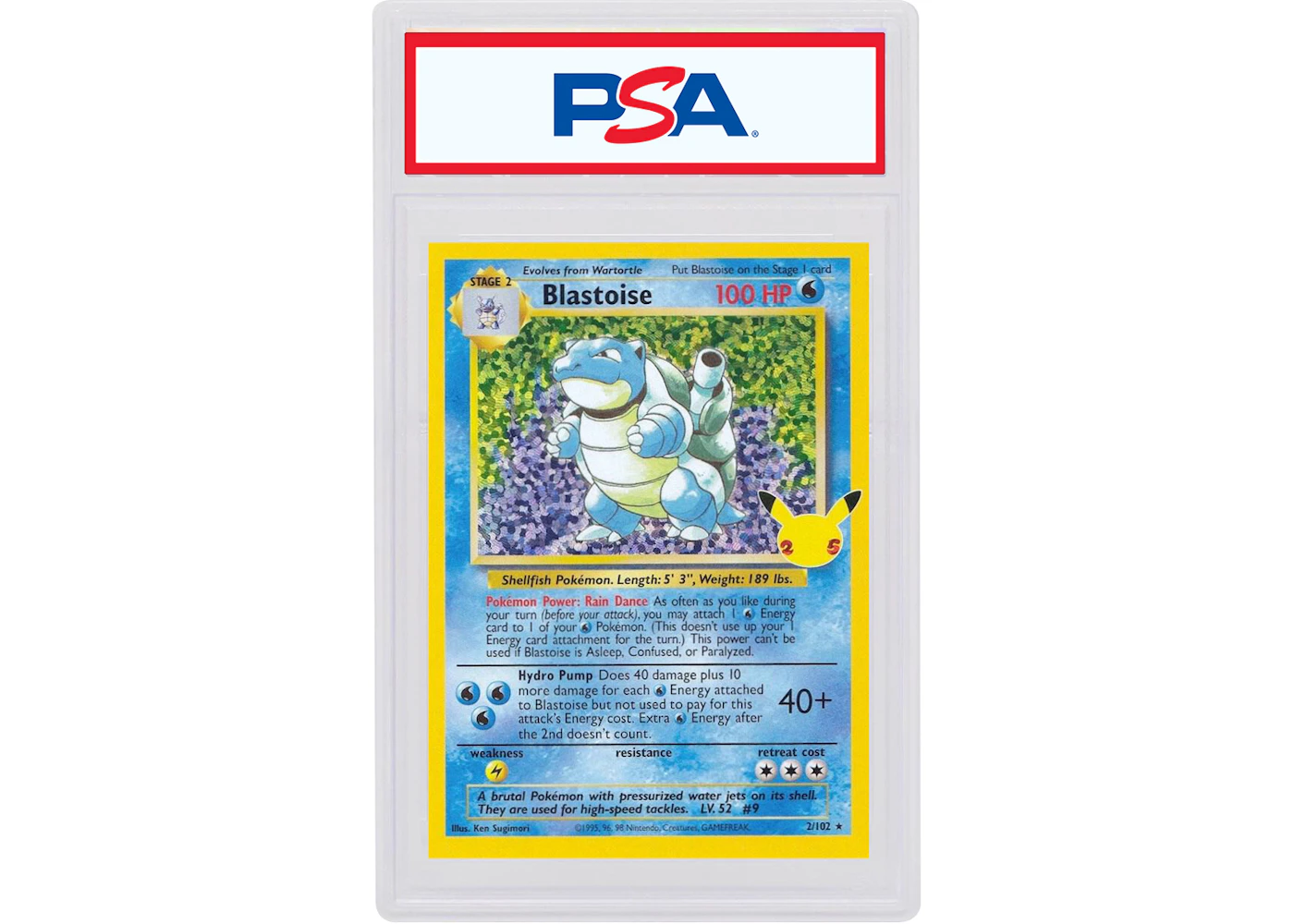 Blastoise-Holo 2021 Pokémon Celebrations Classic Collection Base