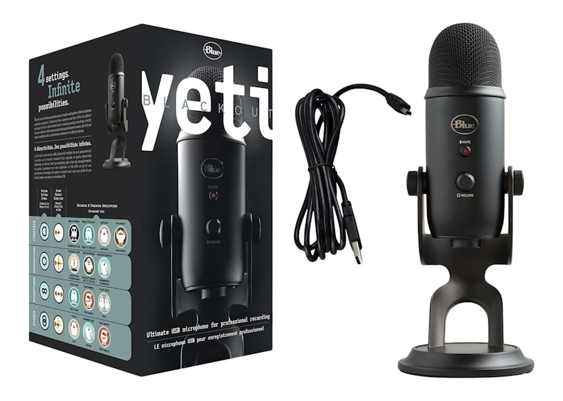 Blue Yeti Professional Multi-Pattern USB Condenser Microphone 988