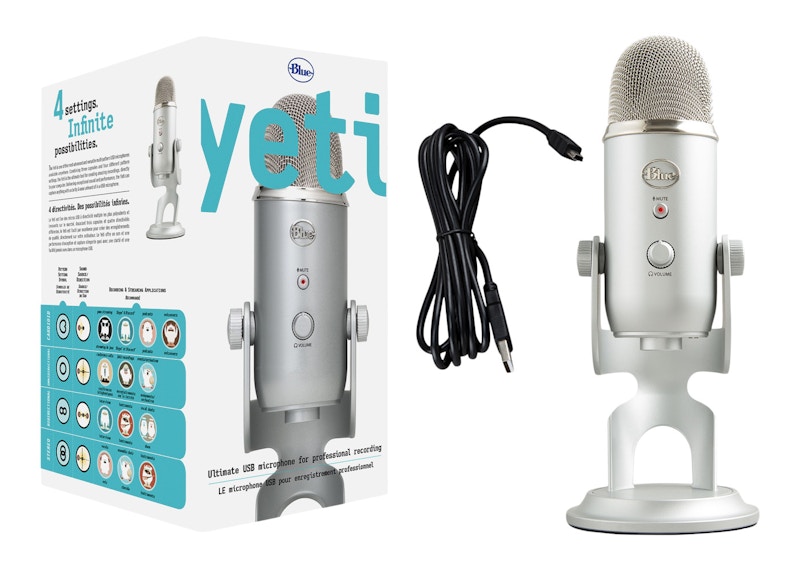 Blue Yeti Professional MultiPattern USB Condenser Microphone 988