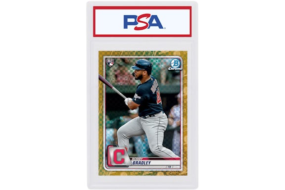 Bobby Bradley 2020 Bowman Chrome X Rookie Gold X-Fractor /3 #47