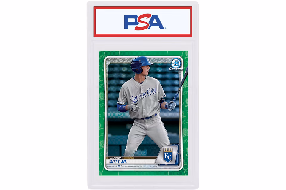 Bobby Witt Jr. 2020 Bowman Chrome X Green X-Fractor /31 #BCP-160
