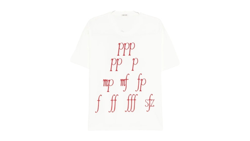 T-shirt Bode Composer Crema