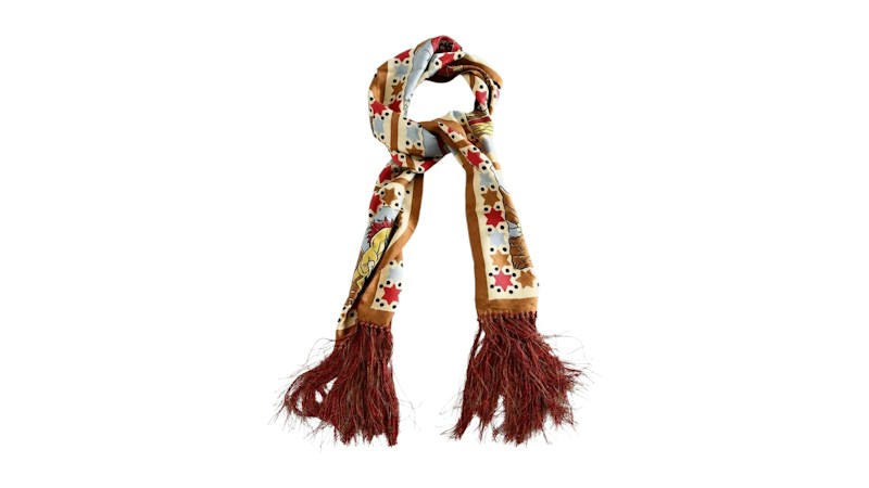 Bode Cowboy Comic Scarf Multi