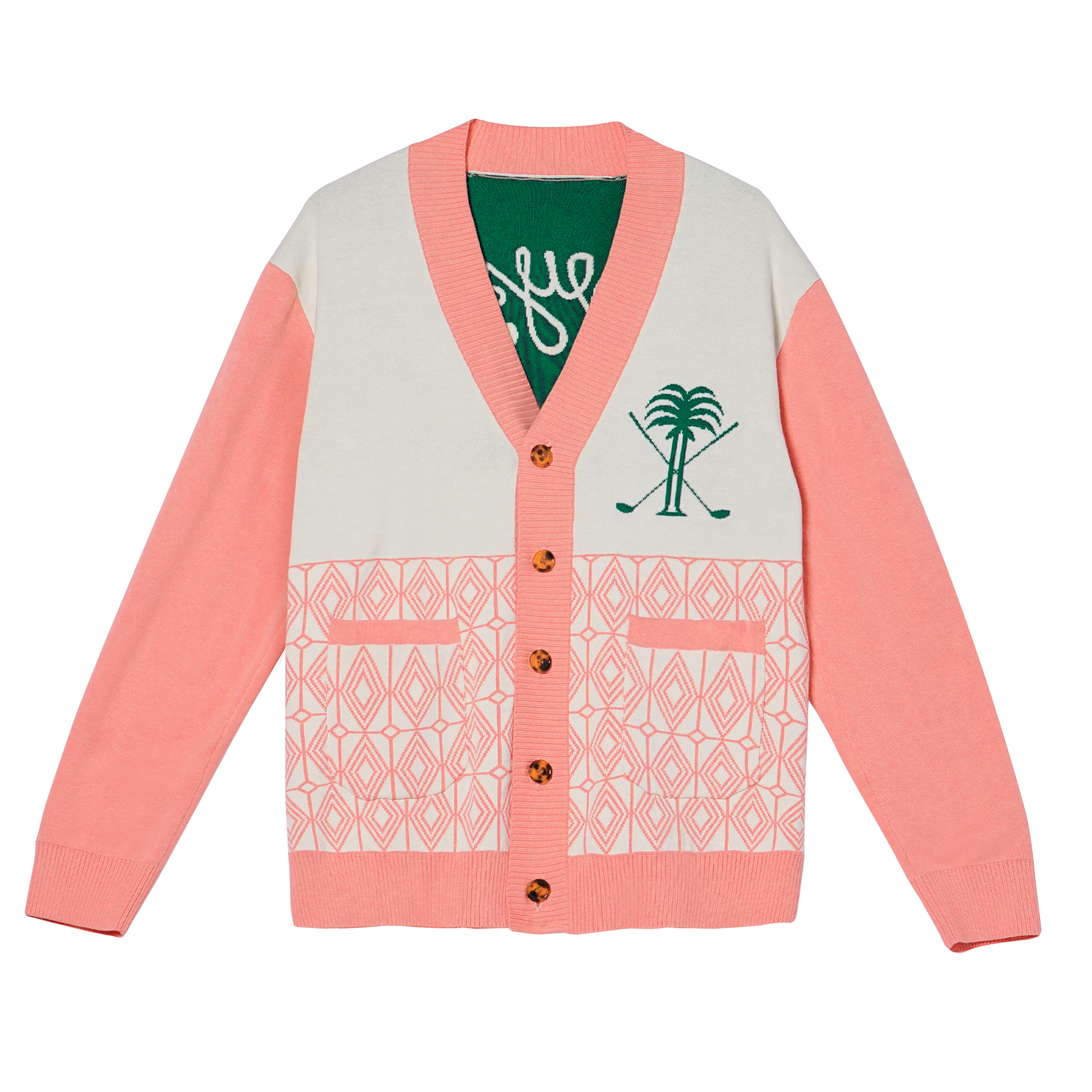 Bogey Boys Cardigan Sweater Pink Hombre - FW21 - ES