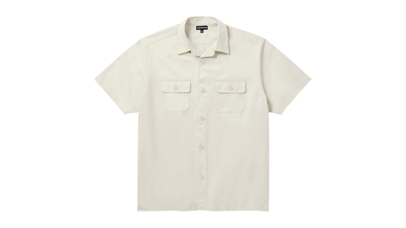 Born X Raised Arch Work Shirt Cream