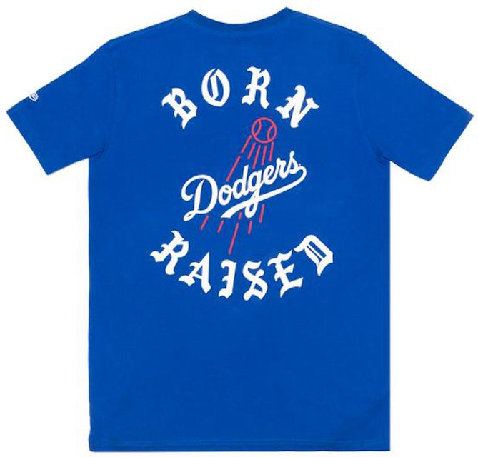 Men's Born x Raised White Los Angeles Dodgers 2023 T-Shirt