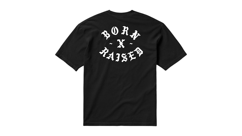Born X Raised Rocker Tee Black/White