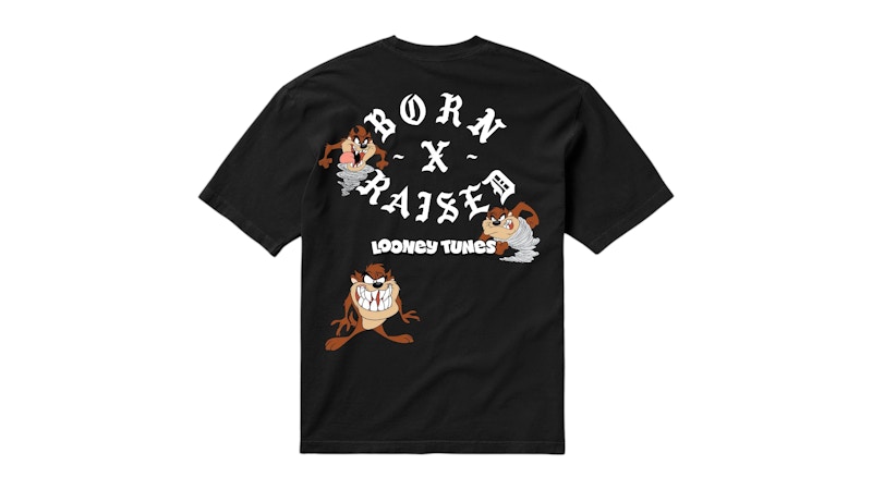 Born X Raised x Looney Tunes Taz Rocker Tee Black