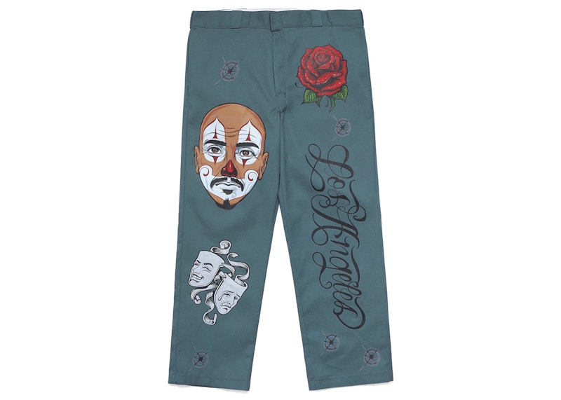 Born X Raised x Mister Cartoon x Dickies Work Pants Green Men's 