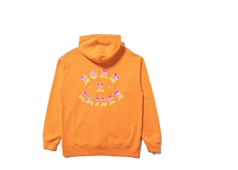 sunset orange hoodie