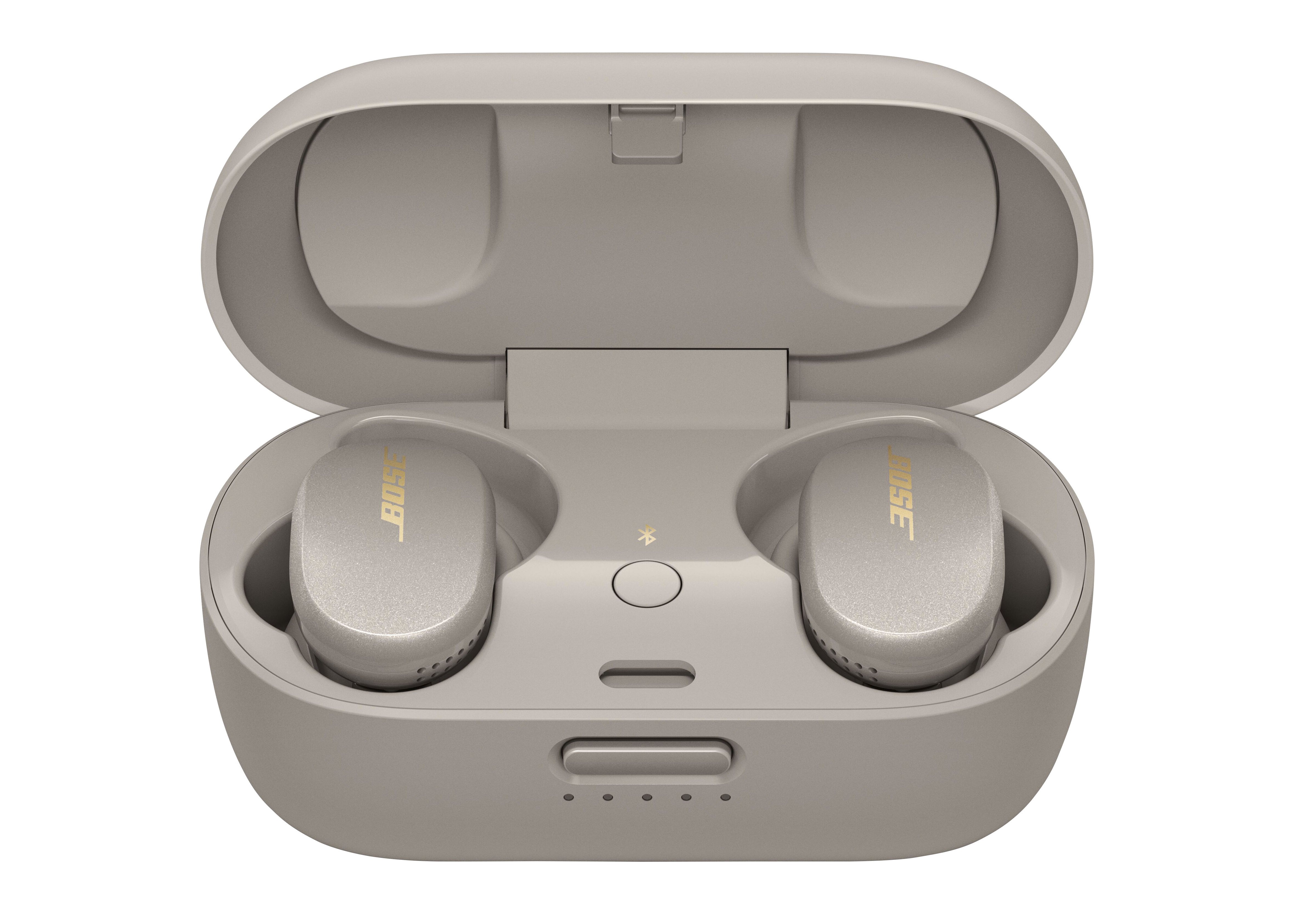 BOSE QuietComfort Earbuds True Wireless Noise Cancelling In-Ear Headphones  (831262-0040) Sandstone - US