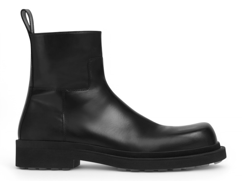 Pre-owned Bottega Veneta Men's Ben Ankle Boots Sneakers In Black