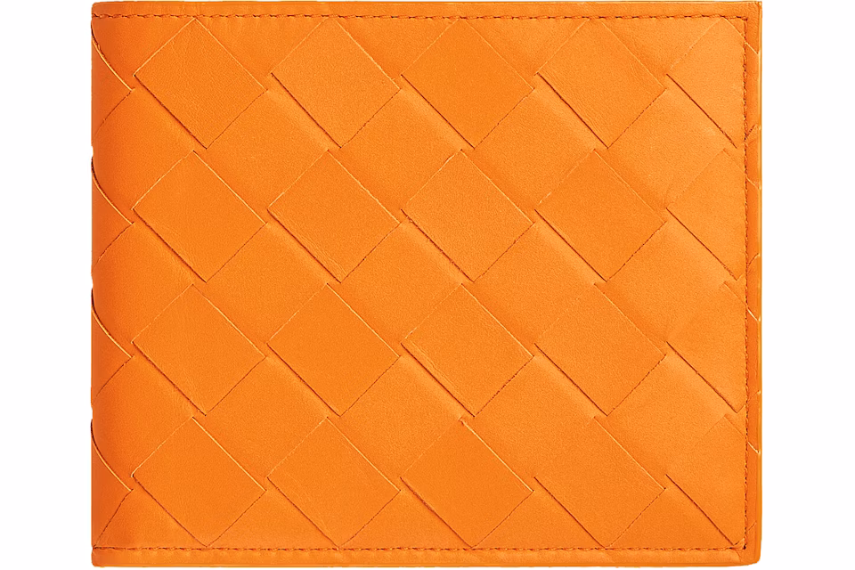 Bottega Veneta Bifold Wallet Papaya