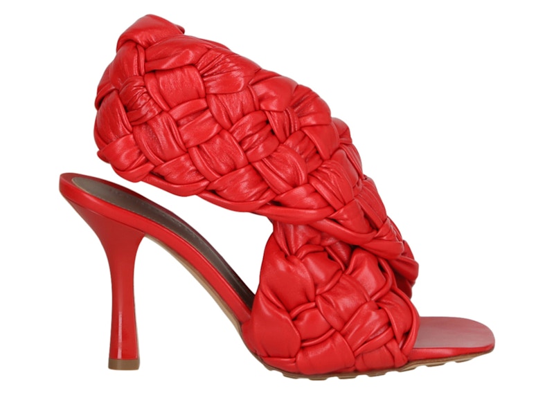 パンプス BOTTEGA VENETA Women Sandals 716241VBSF0 6084 RED Bottega Veneta Stretch Strap Sandals 716241.VBSF0-6084