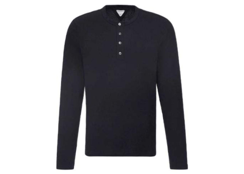 Tシャツ・カットソー BOTTEGA VENETA Men Long Tops 703578 V4XP04246 Blue Cotton T-Shirt BOTTEGA VENETA | Blondie Shop