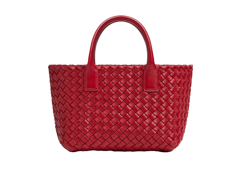 Bottega Veneta Arco Intreccio Tote Bag Mini Barolo