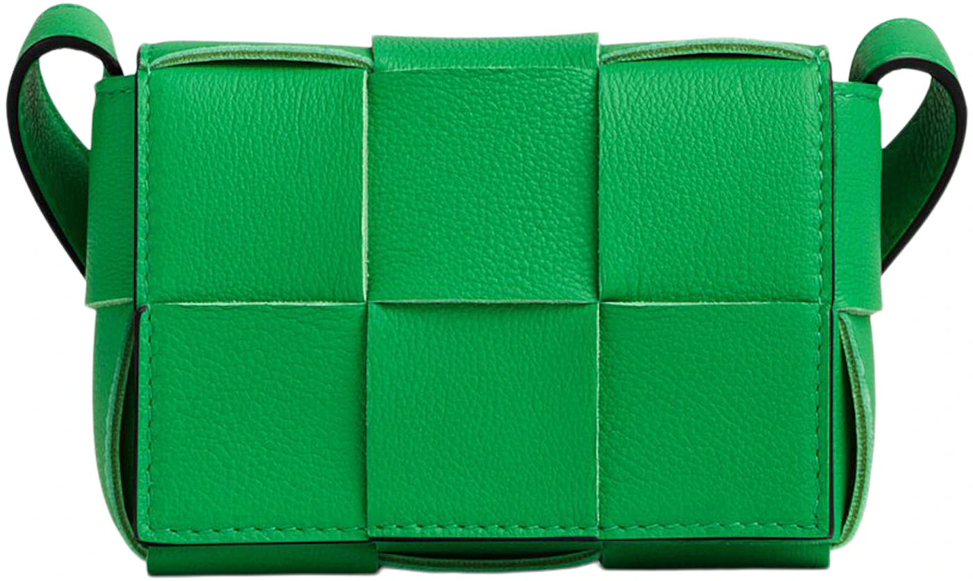 Bottega Veneta Crossbody Bag Leather Green Parakeet