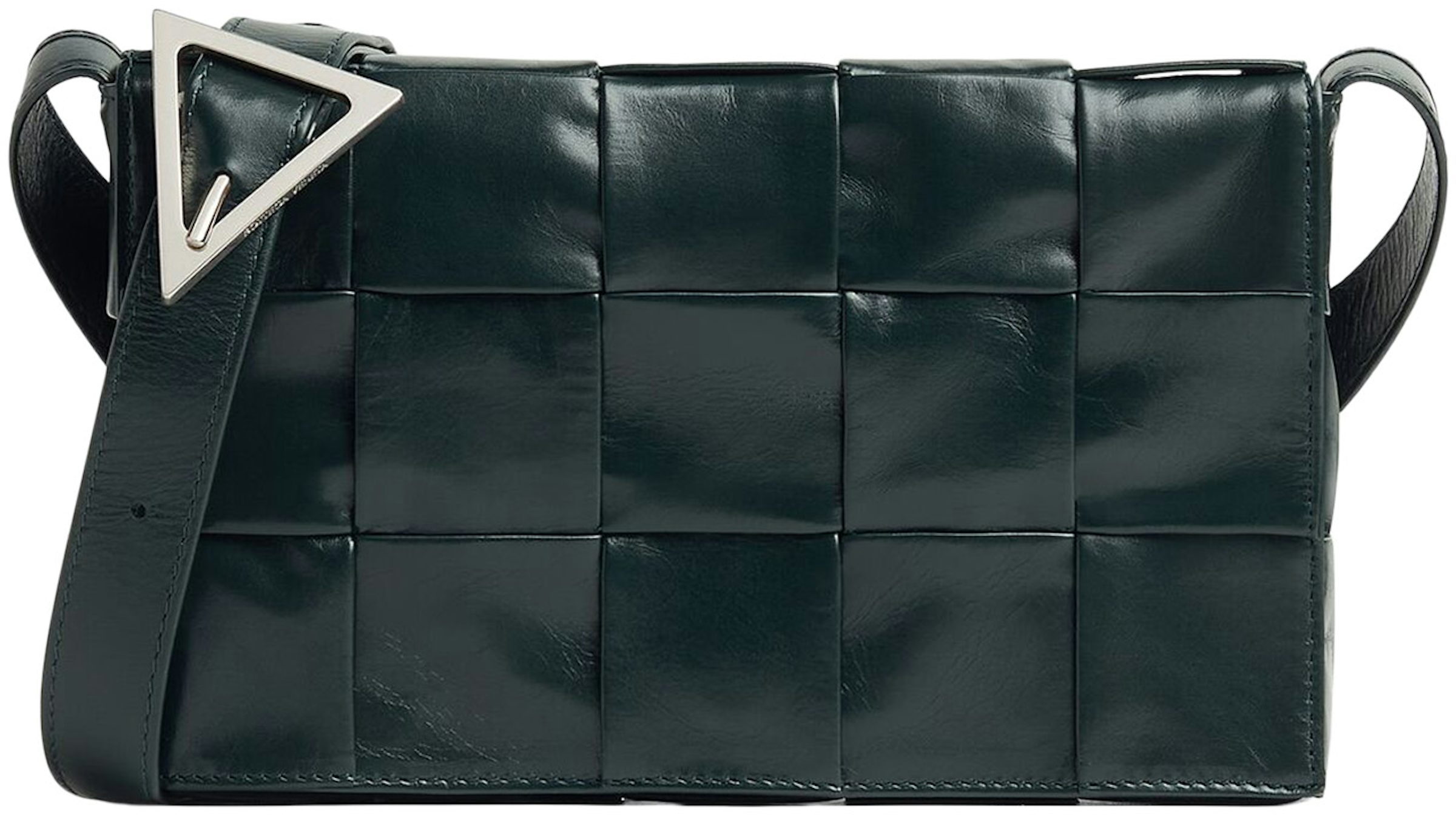 Cassette paper-leather cross-body bag | Bottega Veneta