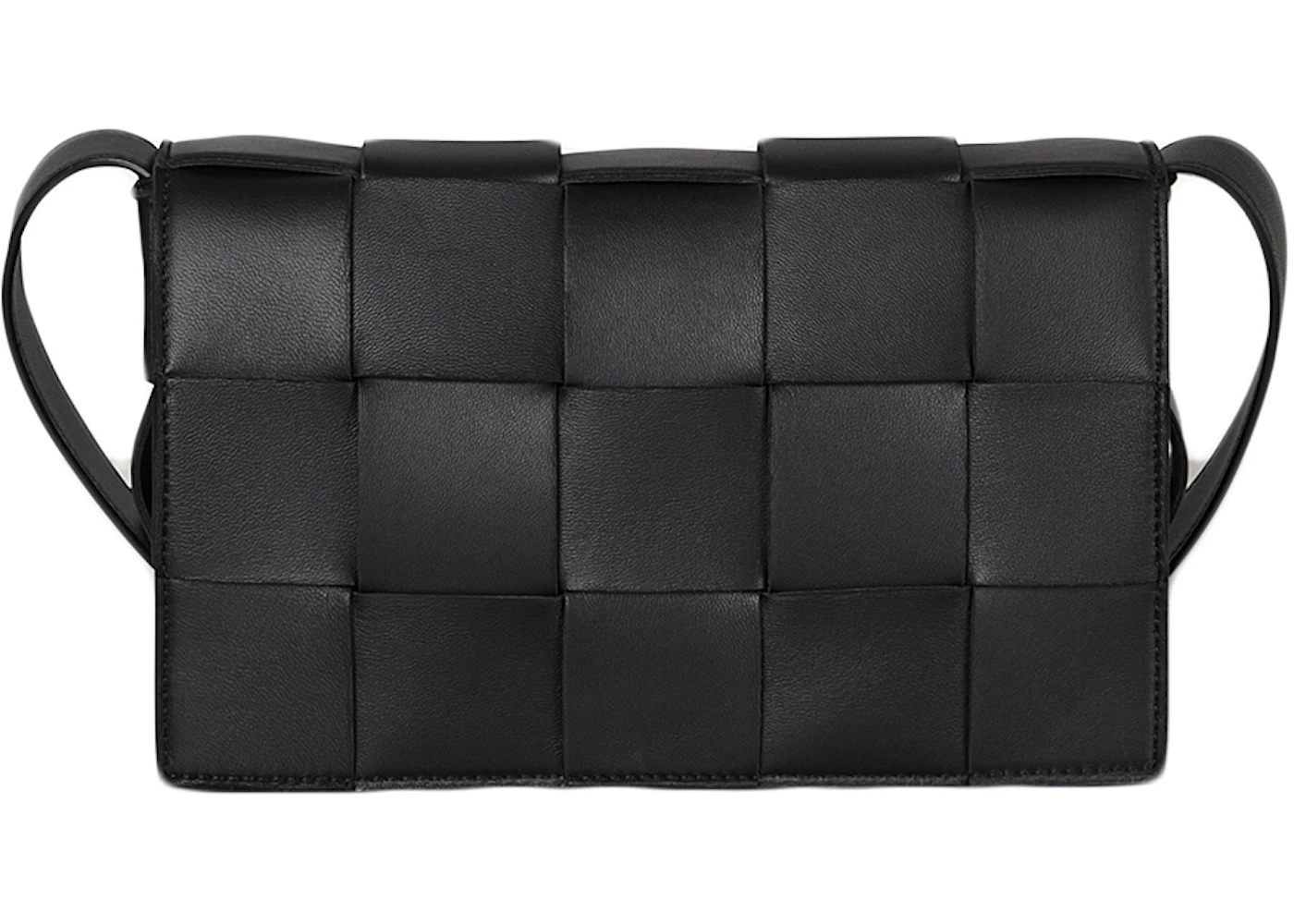 Bottega Veneta Cassette Bag Nero In Lambskin With Silver Tone Us Bottega Veneta Cassette Bag Nero In Lambskin With Silver Tone Us