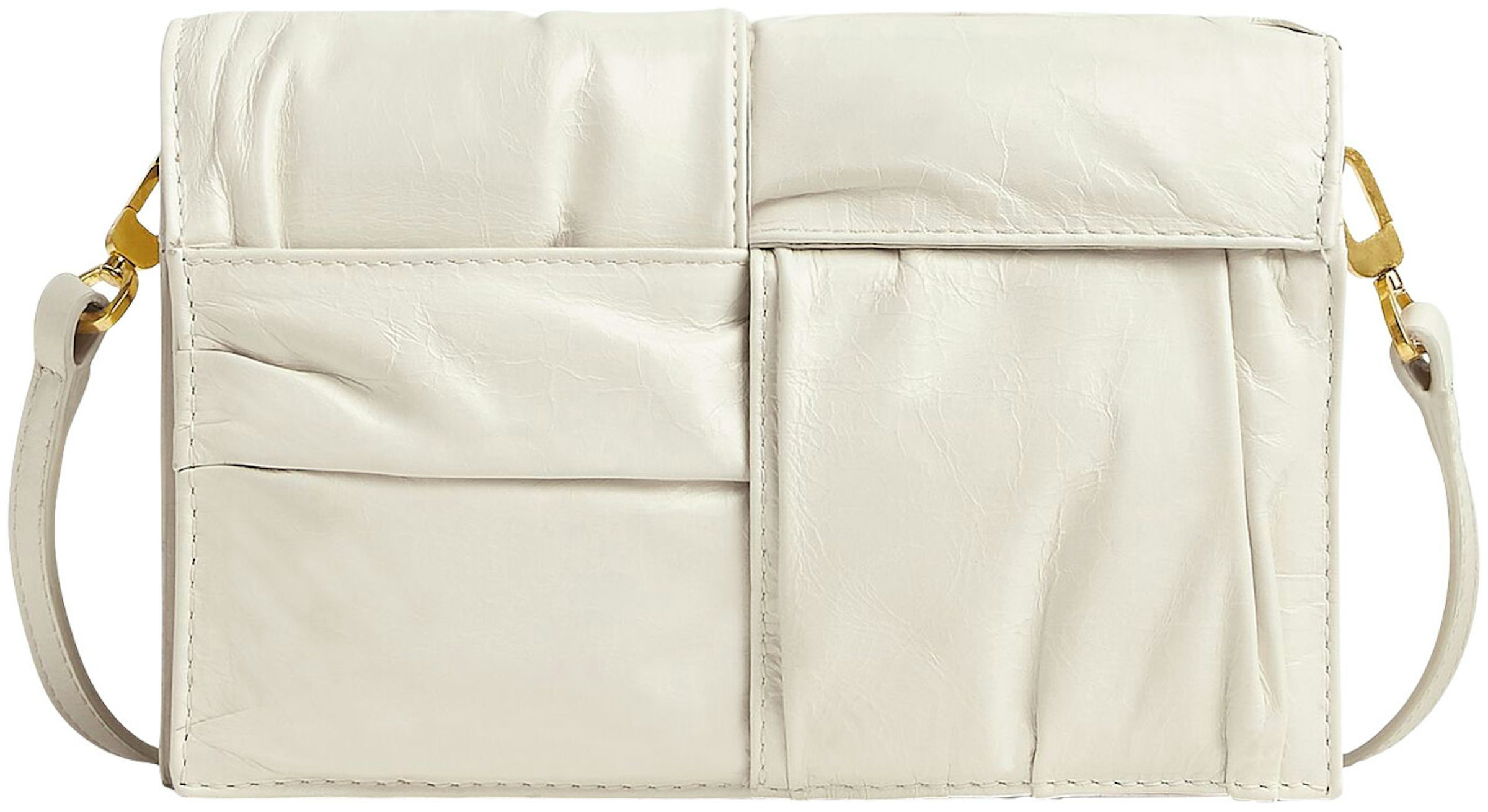 Bottega Veneta Candy Cassette Crossbody Bag Mini Intreccio Pistachio in  Calfskin Leather with Silver-tone - US