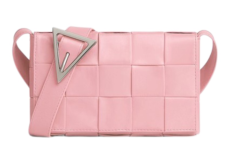 Bottega Veneta Pink Mini Cassette Shoulder Bag