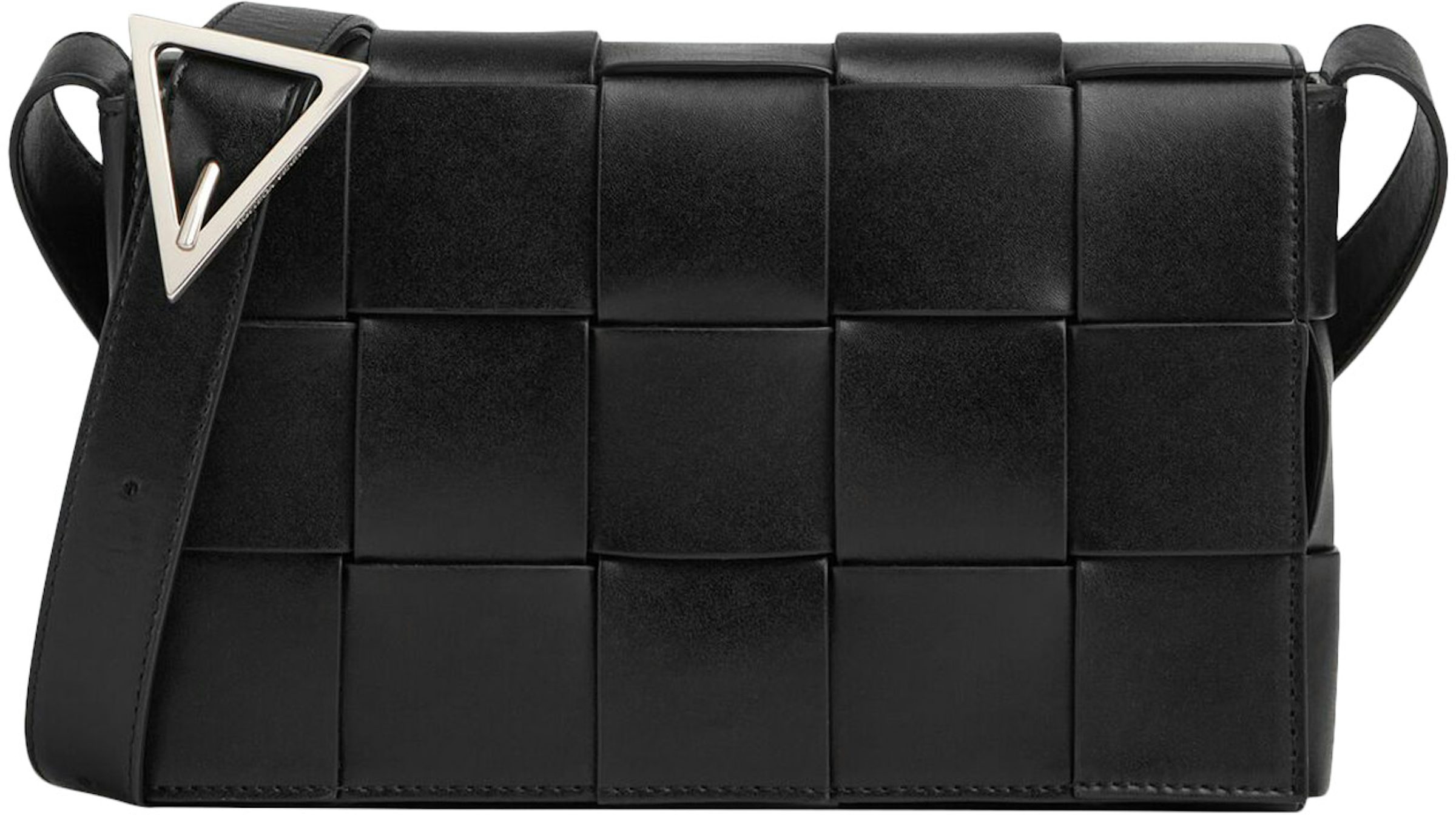 Bottega Veneta Parakeet Intreccio Leather Cassette Crossbody Bag