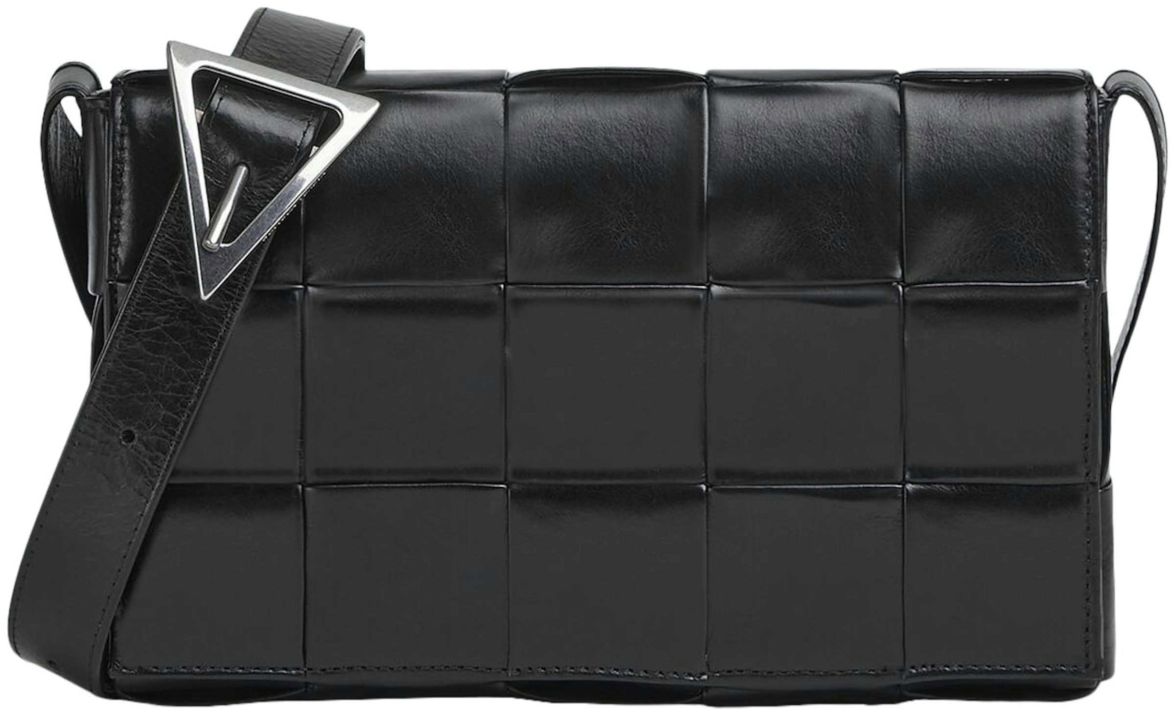 Authentic BOTTEGA VENETA Chain Cassette Hand Bag Padded Maxi Leather ALMOND