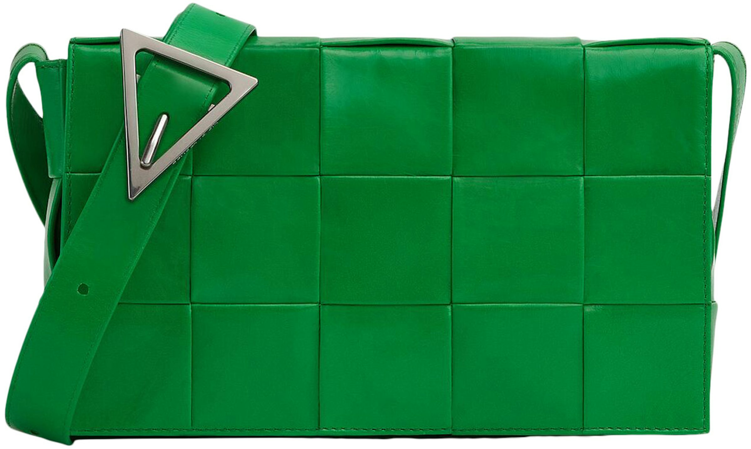 Bottega Veneta Green Intreccio Cassette Bag