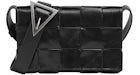 Bottega Veneta Cassette Intreccio Crossbody Bag Small Black