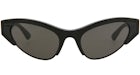 Bottega Veneta Cat Eye-Frame Acetate Sunglasses Black/Grey (BV1102S-30011036-001-00011)