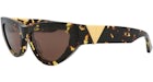 Bottega Veneta Cat Eye-Frame Acetate Sunglasses Havana Havana Brown (BV1176S-30013665-002)