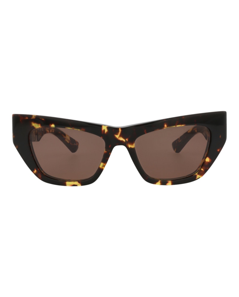 Pre-owned Bottega Veneta Women's Cat Eyeframe Acetate Sunglasses In Havana Havana Brown (bv1177s/30013666/002)