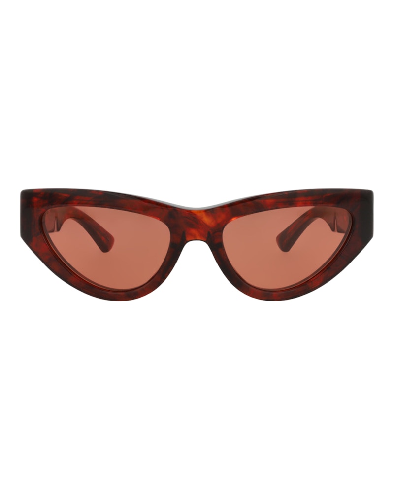 Bottega Veneta Cat Eye-Frame Recycled Acetate Sunglasses Havana