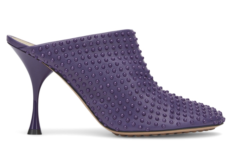 Pre-owned Bottega Veneta Dot Pumps (women's) Sneakers In Purple