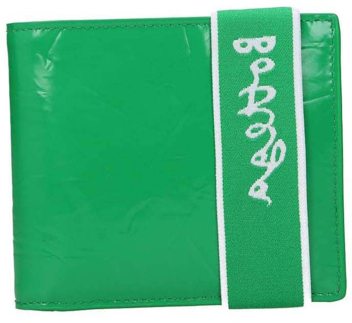 Tory Burch T Monogram Leather Bifold Wallet in Green