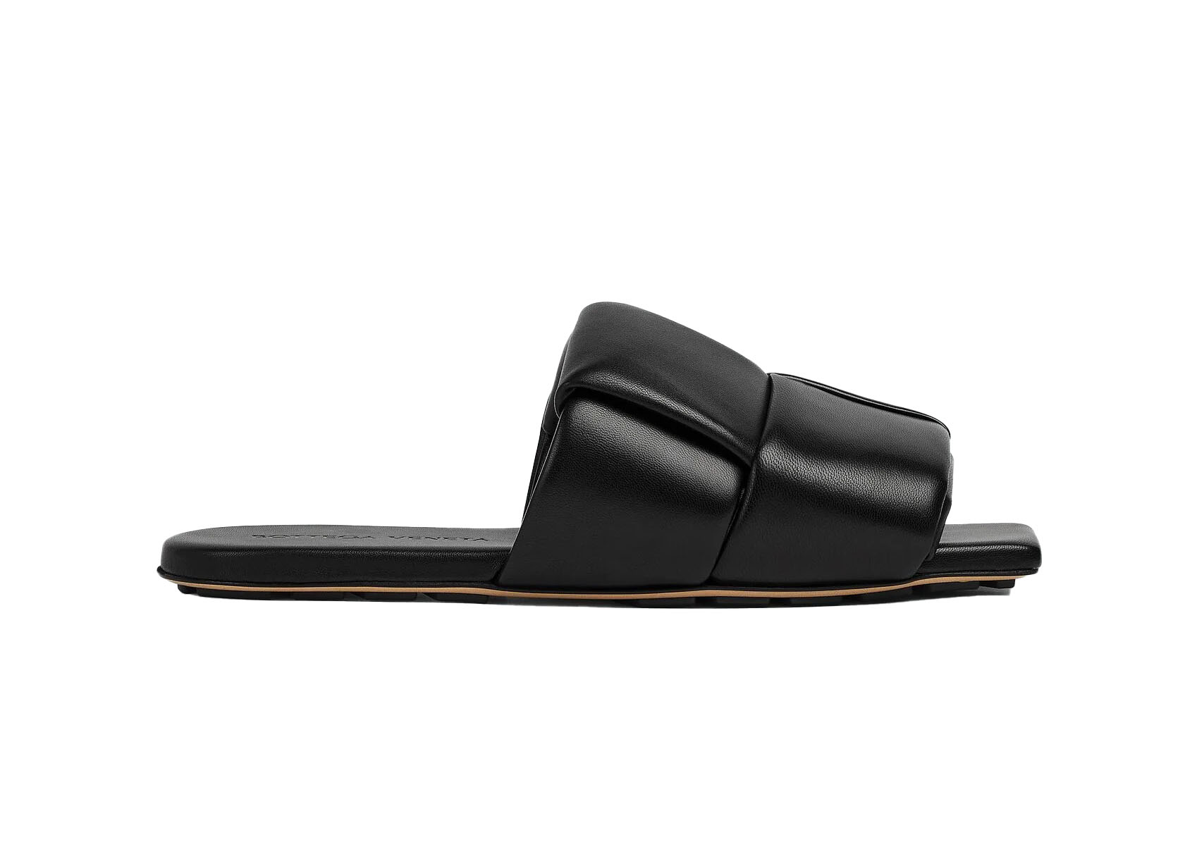 MAYVEN Black Leather Flatform Slide Sandal | Women's Sandals – Steve Madden