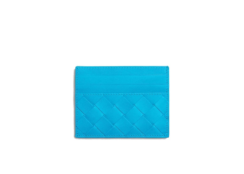 Bottega Veneta Intrecciato Card Case Pool in Leather - US