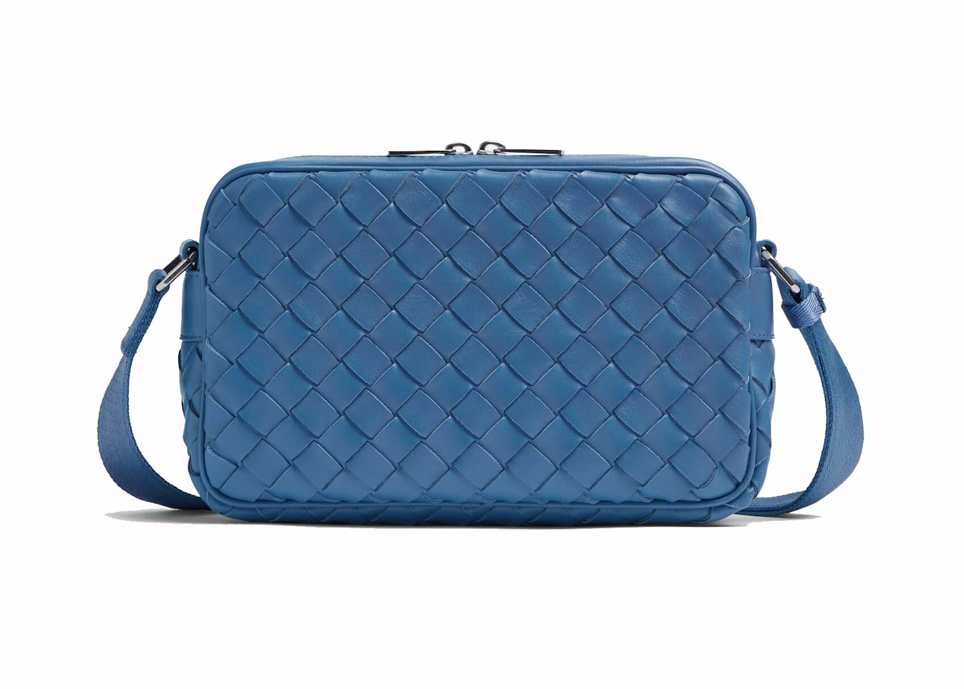 Bottega Veneta Intrecciato Leather Crossbody Surf in Calfskin