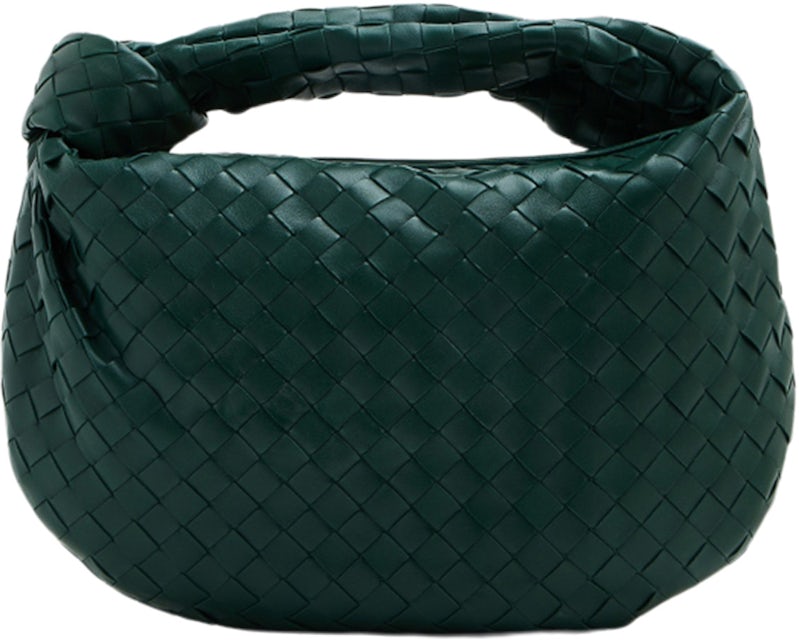 BOTTEGA VENETA, Mini 'Jodie' Intrecciato Leather Bag, GREEN, Women