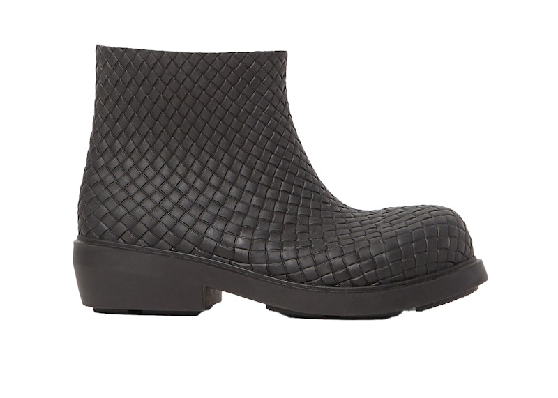 Pre-owned Bottega Veneta Leather Ankle Boot (women's) Sneakers In Black