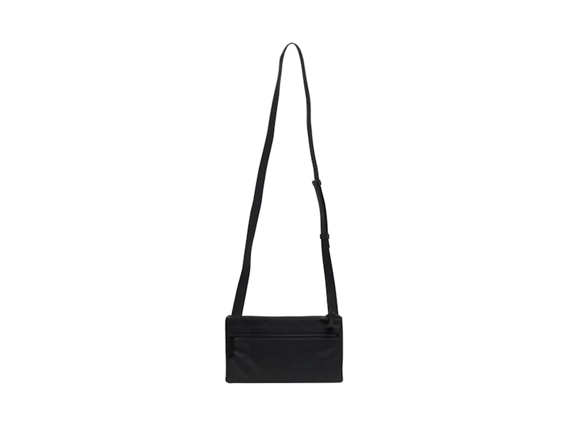 Pre-owned Bottega Veneta Men's Leather Messenger Crossbody Bag In Black