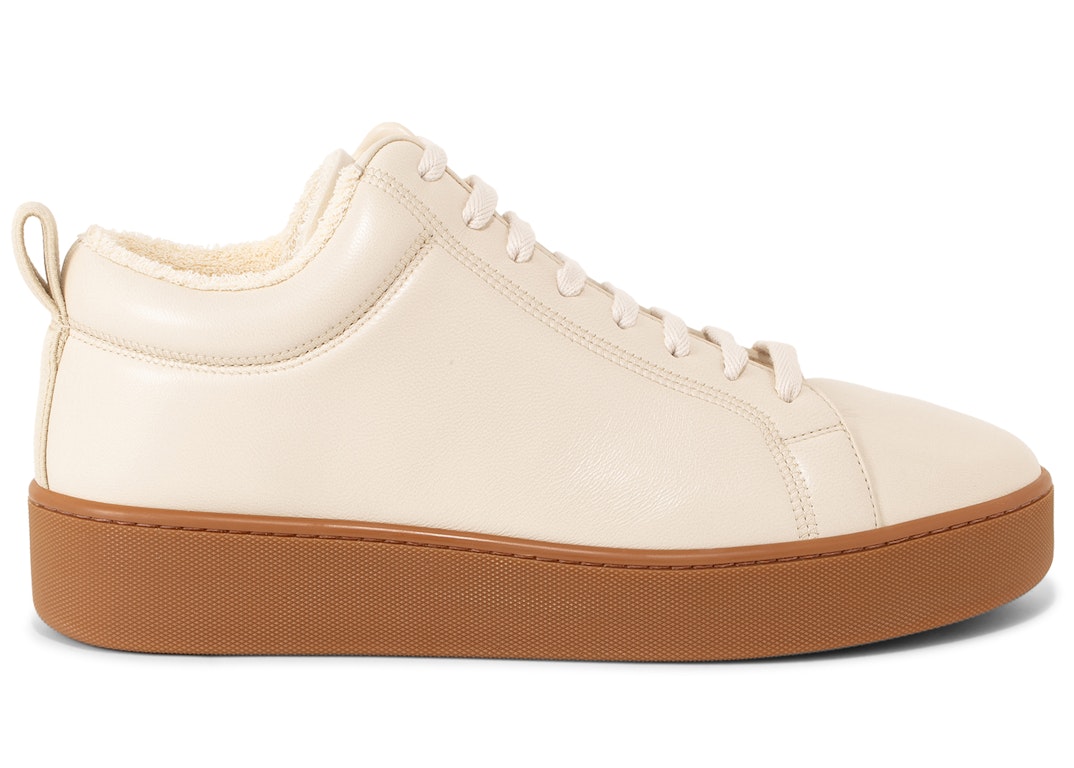 Pre-owned Bottega Veneta Leather Quilt Sneaker White