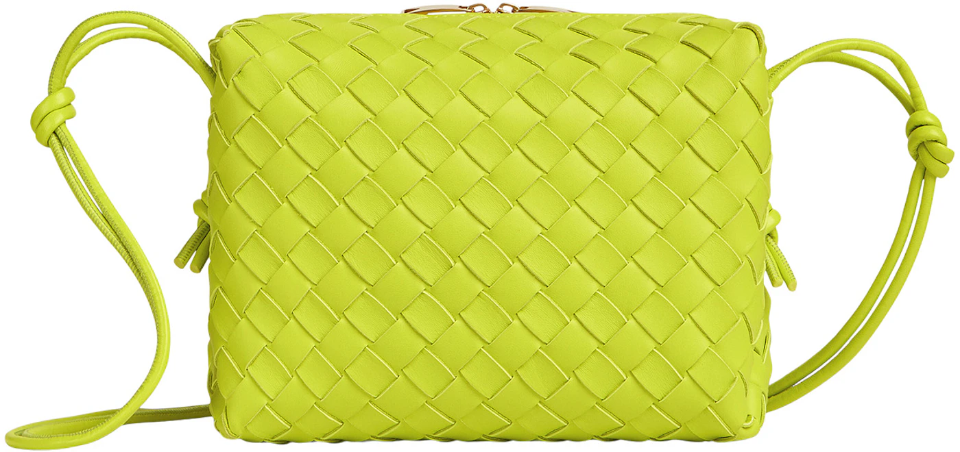 Bottega Veneta Acid Kiwi Mini Intrecciato Leather Mini Pouch Bag  585852VCPP17302 - Handbags - Jomashop
