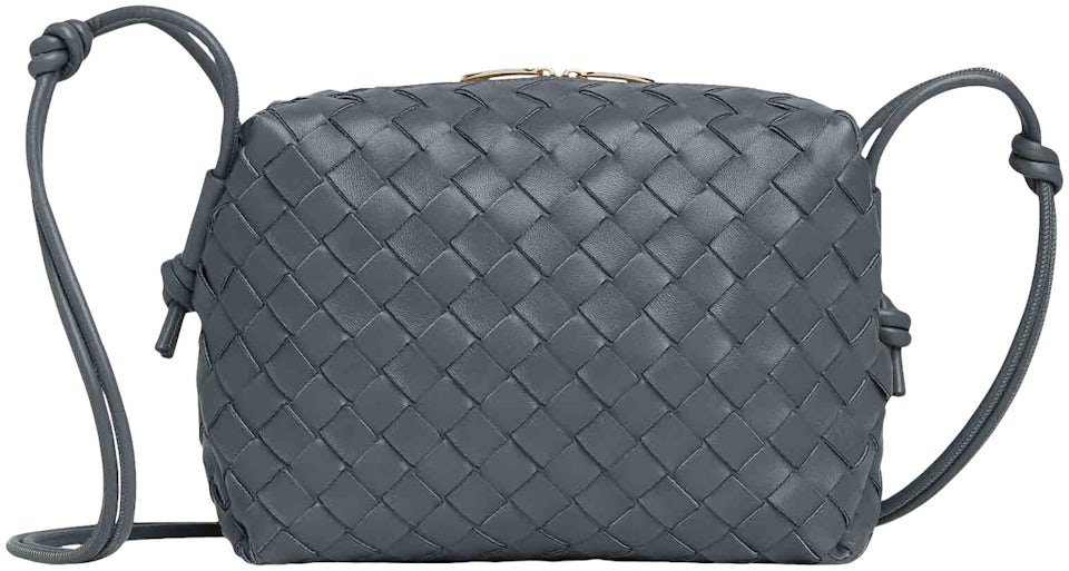 Bottega Veneta Loop Leather Shoulder Bag - Black