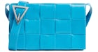 Bottega Veneta Medium Cassette Intrecciato Crossbody Bag Pool