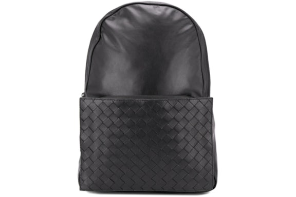 Bottega Veneta Men's Leather Backpack Black